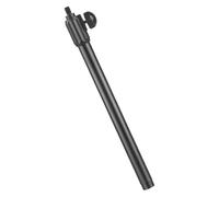 FRCOLOR Extendable Microphone Boom Pole with 3/8 Inch Screw Head Adapter, Black Iron Material, Easy to Install and Operate, for Live Streaming and Podcasting