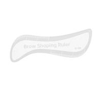 FRCOLOR Eyebrow Shaping Ruler Reusable Eyebrow Stencils for Makeup for Beginners for Travel and Beauty Work