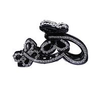 FRCOLOR Fashion Rhinestone Hairpin Large Ponytail Clips for Bathing Jaw Clip for Women