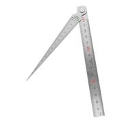 FRCOLOR Feeler Gauge Stainless Steel Straight Ruler Set Offset Feeler Gauges Gap Width Measuring Industrial Measurement