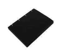 FRCOLOR Felt Enamel Pin Display Book Stylish Black Binder with Large Capacity and Scratch-resistant Design Versatile Storage Solution for Pins and Jewelry, for Office and School Use