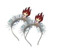 FRCOLOR Festival Headband Statue of 2pcs Party Hair Wigs Hair Hoop for Carnival Decorations