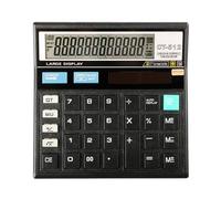 FRCOLOR Financial Desktop Calculator with Digit Display Lightweight Abs Material with Convenient Carry Design, Practical Accounting Calculator for Office and School Use