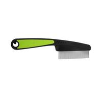 FRCOLOR Fine Dandruff Comb Stainless Steel Hairdressing Tool for Adults Boy Girl Pets Professional Scalp Care Comb for Lice Dandruff Removal Lightweight Durable Design