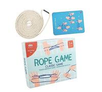 FRCOLOR Finger Strings Educational Cradle Rope Game for Families Cooperative Hand Weaving to Enhance Creativity Concentration and Alertness in Early Learning and Travel Fun