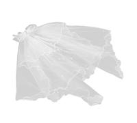 FRCOLOR First Communion Veil White Bowknot Headpiece for Three Design for Church Ceremonies Baptisms and Religious Events Comfortable and Stylish Little Veils
