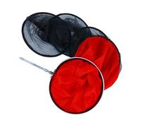 FRCOLOR Fish Trap Portable Fish Trap Basket Cage Foldable Polyester Stainless Steel for Crayfish Lobster Saltwater Freshwater Outdoor Fishing Tool