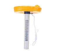 FRCOLOR Floating Pool Water Thermometer Plastic Material Measuring Water Temperature for Swimming Pools and Hot Tubs, Easy to Read and Sturdy Design for Outdoor Use