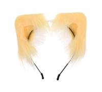 FRCOLOR Fluffy Cat Ear Headband Lightweight Soft Animal Ear Hair Hoop for Women Durable Cute Cosplay Costume Accessory for Halloween Parties and Dress Up