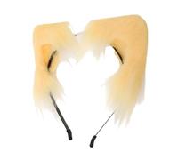 FRCOLOR Fluffy Cat Ear Headband Soft Furry Animal Hair Hoop for Women Comfortable Lightweight Makeup and Skincare Accessory Cute Cosplay Party Headwear with Durable Design