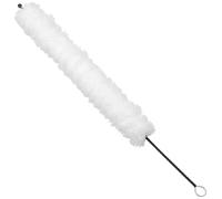 FRCOLOR Flute Brush with Twisted Wire Cotton Head Ergonomic Loop Handle Lightweight Flute Cleaner for Musical Instruments Professional Interior Cleaning Tool for Flutists Maintenance