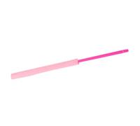 FRCOLOR Flute Cleaning Stick Flute Cleaning Brush Detachable Plastic Rod with Lint Cloth Polished Surface Pink Instruments