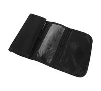 FRCOLOR Foldable Money Wallet Organizer Oxford Cloth Material, Sixfold Structure with 6 Zippered Cash Pockets Multi-Compartment Cash Storage for Men for Travel and Work Use