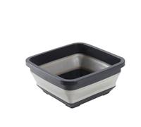 FRCOLOR Foldable Retractable Washbasin with Non-slip Bottom Portable Household Foot Bath Basin for Travel Outdoor Laundry Washing Space-saving Collapsible Washbowl for Kitchen and Camping