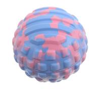 FRCOLOR Foot and Neck Massage Peanut Ball 7cm Pink Blue - Deep Tissue Yoga Massage Sphere for Plantar Fascia Relief, Muscle, and Fitness Mobility