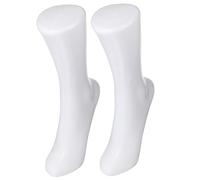FRCOLOR Foot Mannequin Shoe Form Fake Foot Sock Display Stand Pp Material Women Shoes Holder