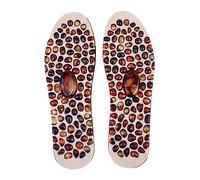 FRCOLOR Foot Massage Insoles with Cobblestone Shape for Pain Relief, Lightweight Rubber Shoe Pads for Men and Women, Comfortable Foot Pad Cushion for Daily Use
