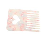 FRCOLOR French Design Hair Side Comb Heart Shape Women Hair Styling Combs for Curly Dandruff Highlight Side Haircut