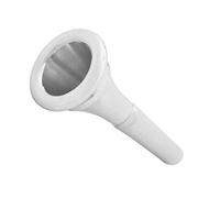 FRCOLOR French Horn Mouthpiece Replacement Instrument Accessory Lightweight Copper with Good Sound Effect Silver Easy to Carry and Store Suitable for Families and Bars