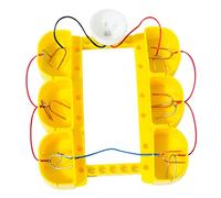 FRCOLOR Fruit Battery Science Experiment Kit for DIY Electric Circuits Teaching Stem Learning to Develop Practical Skills and Scientific Knowledge