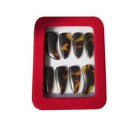 FRCOLOR Fun The Pleasure Perpetual Guzheng Picks Finger Picks Zither Accessories Nail Cover Finger Cover for Zither Fake for Zheng Electric Guitar Choose Banjo Fingernail Child