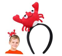 FRCOLOR Funny Cartoon Crab Headband Creative Animal Headdress Party Performance Hair Band for Boys and Girls Festive Decor