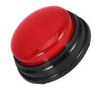 FRCOLOR Game Button with Light and Alarm Sound Party Prop for Competition and Social Events Battery Operated Fun Button Toy