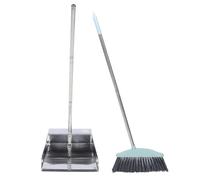 FRCOLOR Garbage Broom Set Broom and Dustpan Set Long Handle Floor Cleaning Tools