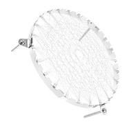 FRCOLOR Gas Stove Nickel Wire Mesh 5.5x5.5x0.5inch Stainless Steel Lightweight Fine Workmanship Sturdy Gas Cooker Ring for Home Heating