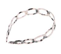 FRCOLOR Geometric Retro French Acetate Headband Headband Hair Accessories for Women Face Washing