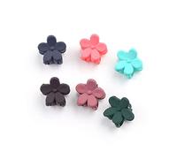 FRCOLOR Girl Hair Accessories 30pcs Mini Flower Claw Clips Hairpin Paw Hair Clips for Boys and Girls in Assorted Colors