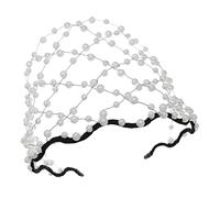 FRCOLOR Girls Pearl Headband Wedding Tiara Headpiece for Bride Pearl Headbands for Women Elegant Decorative