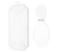 FRCOLOR Glass Foot File Callus Remover with Protective Box, Nano Glass Scraper for Dead Skin Removal, Pedicure Tool for Men and Women, Portable Foot Care for Home and Travel