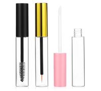 FRCOLOR Gloss Carry Abs for Material Commuting and Pet Traveling to Empty Lip Tubes with 10ml Capacity, Multipurpose Eyeliner and Eyelash Container Bottles, Easy