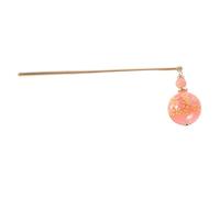 FRCOLOR Gold Bead Drop Hairpin Set Traditional Chinese Hair Sticks for Women Dangle Hair Accessories for Weddings and Special Occasions