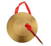 FRCOLOR Gong Alloy Percussion Instrument for School Festival Party Smooth Edges High-class Chinese Musical for Music Enthusiasts