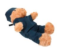 FRCOLOR Graduation Bear Plush Cute Nurse in Scrubs for Medical Students and Celebrating Graduation and Beginnings