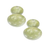 FRCOLOR Gua Sha Massage Tool 2pcs Green Jade Mushroom Shaped Face Roller for Women Eye Care Massaging Tool Facial Massage and Scraping for Relaxation and Beauty