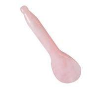 FRCOLOR Gua Sha Rose Quartz Facial and Back Massage Tool Crystal Stone with Beautiful Shape, Convenient to Operate and Easy to Hold for Spa and Acupuncture Therapy Relaxation