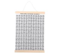 FRCOLOR Guitar Chord Chart Poster 30x40cm Music Wall Art for Beginners Practical Guitar Learning Guide Ukulele Note Reference for Music Room Decoration