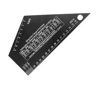 FRCOLOR Guitar Fret Rocker String Action Gauge Tool for Electric and Acoustic Guitars, Stainless Steel Fret Leveling Guide with High Precision Graduations, Sl esign Essential