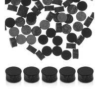 FRCOLOR Guitar Fretboard Inlay Dots Suitable for Precise Fret Marking and Enhanced Acrylic 100pcs Black High Performance round Fingerboard Inlay Material for Ukulele and Classical Guitar