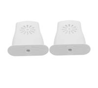 FRCOLOR Guitar Humidifier 2pcs White Plastic Sound Hole Humidifiers for Acoustic Guitars Prevents Cracking and Wear-resistant for Humidity Maintenance