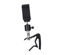 FRCOLOR Guitar Phone Holder Mount with Quick Release Capo Clip for Acoustic Electric Bass Ukulele Secure Scratch-resistant Clamp for Musicians Practice and Performance Access to Tabs and