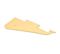 FRCOLOR Guitar Pickguard Golden Metal Modern Style with Simple Design Lightweight Anti-scratch Plate and Safe to Your Hands for Acoustic and Electric Guitars