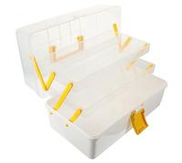 FRCOLOR Hair Band Storage Box Hair Accessory Organizer Cosmetics Case Compartments Home Supplies for Girls