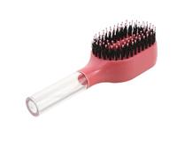 FRCOLOR Hair Brush with Water Spray 55ml Capacity for Even Coverage and One-handed Styling, Plastic and Nylon Material Suitable for Morning Hair Care and Premakeup Prep