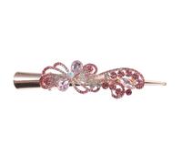 FRCOLOR Hair Clips Hairdressing Rhinestone Hair Clamp Large Metal Claw Clip Non-slip Barrette for Women Girls Ponytail Holder