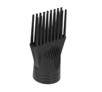 FRCOLOR Hair Dryer Comb Attachment Black Styling Nozzle Tool for Even Heat Distribution Precision Airflow Heat Protection for Salon Quality Hairstyles at Home