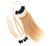 FRCOLOR Hair Dye Practice Tresses Real Human Hair Extensions for Root Touch-up Lightener Permanent Dye Salon Home Kit